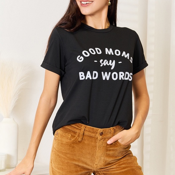 GOOD MOMS SAY BAD WORDS Graphic Tee - Picture 5 of 8